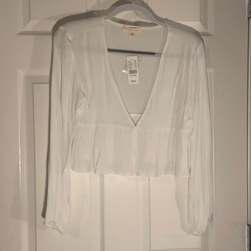 White Blouse from Pacsun